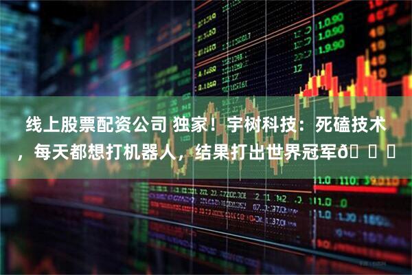 线上股票配资公司 独家！宇树科技：死磕技术，每天都想打机器人，结果打出世界冠军🏆